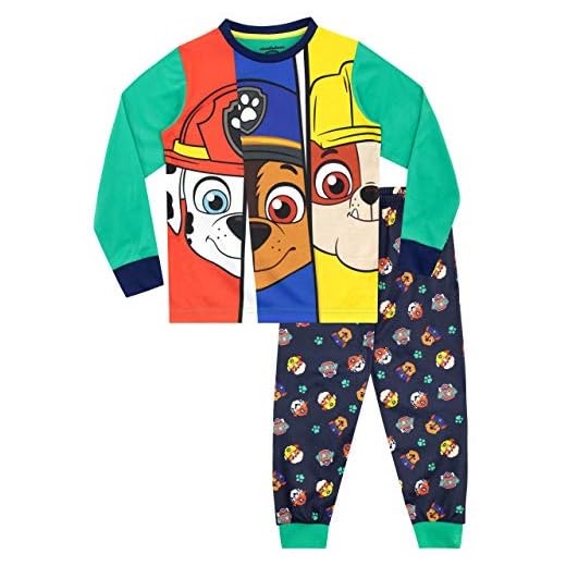 Paw Patrol Pijamas de Manga Larga para niños La Patrulla Canina Multicolor 3-4 Años