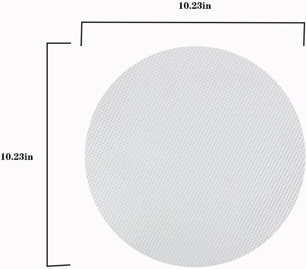 Silicone Steamer Liners, 10 Inch Reusable Silicone Air Fryer Liners, Non-Stick Bamboo Steamer Liner, Silicone Steamer Mat Dim Sum Mesh for dumpling steamer, air fryer(4PCS) - Image 3