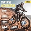 PHJU 5000W Dual Motors Electric Bike, 60V 25Ah 24inch Fat Tire Fast Ebike,MAX 45 mph up to 110 Miles Full Suspension Hydraulic Disc Brake Class 3 Ebike Off Road Mountain Hunting for Adults (Black) #2