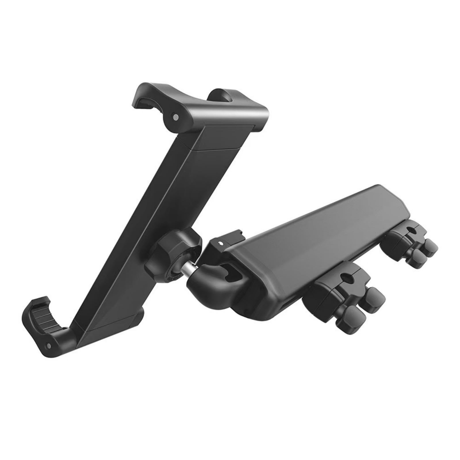 Supporto per tablet stabile per poggiatesta per auto, caratterizzato da un design con giunto sferico universale sicurezza antiscivolo nel supporto per tablet regolabile per l ' intrattenimento