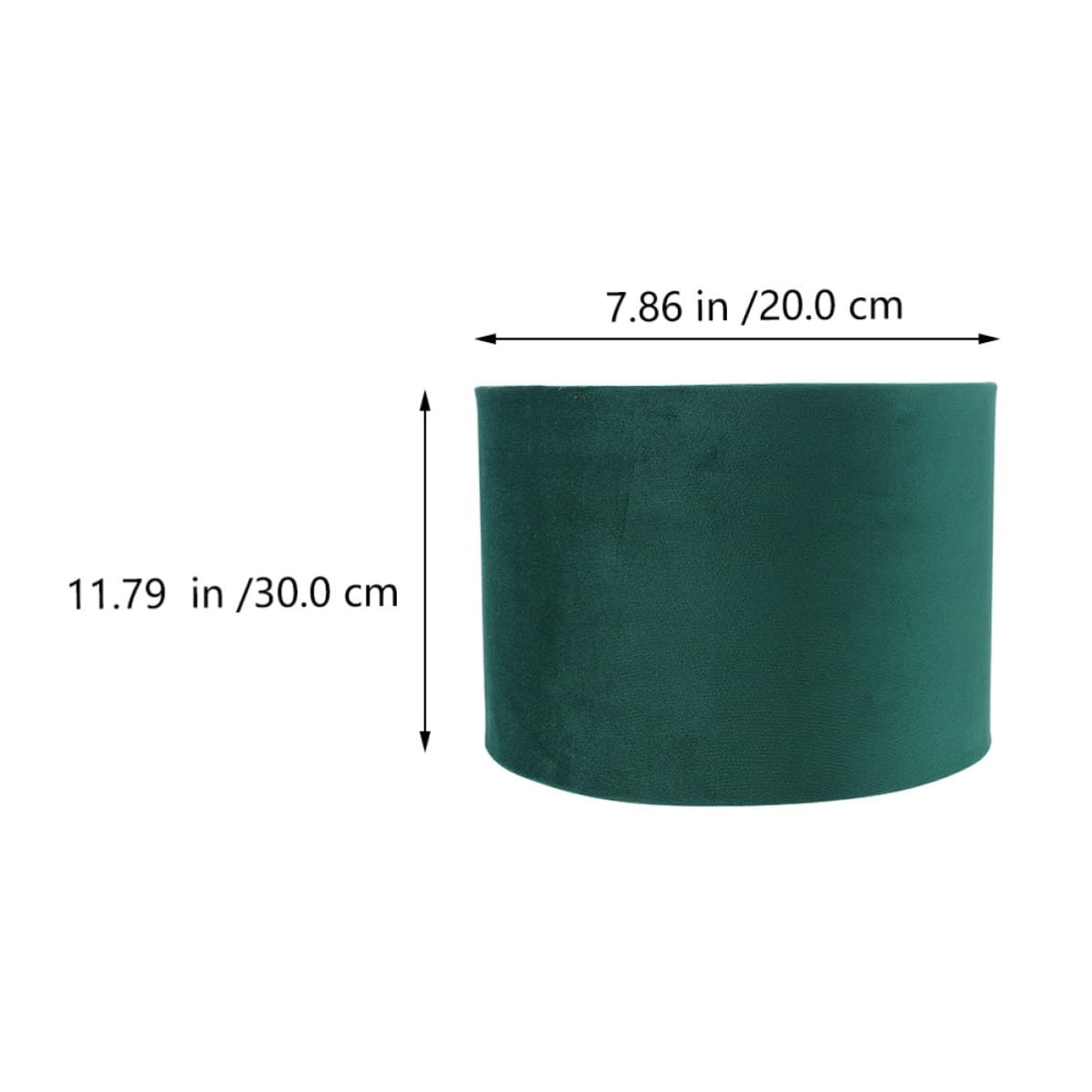 Grüner Lampenschirm aus Stoff für E27 Lampenkopf, Schlicht Elegant