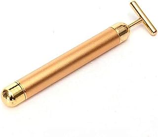 جهاز مساج للوجه ذهبي 24 قيراط وشريط كهربائي