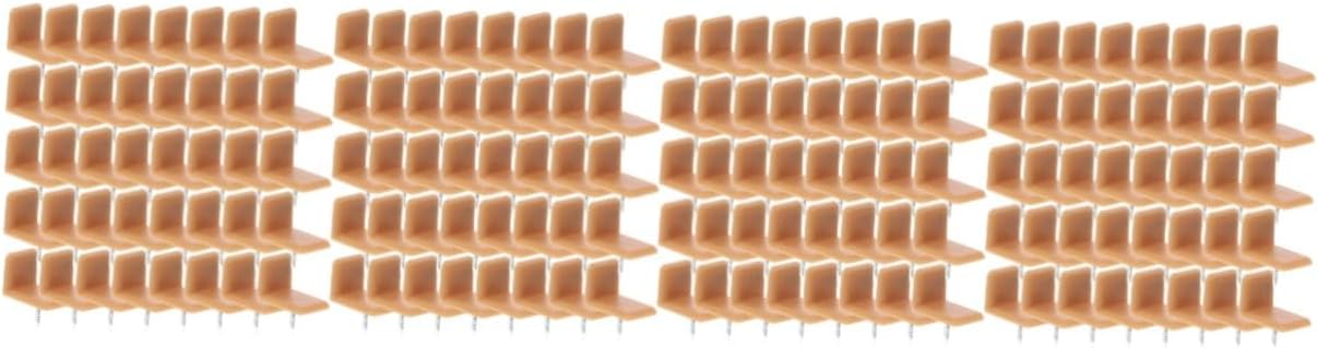 Tofficu 160pcs Chair Feet Pads Shaped Furniture Glide Nails Drawer Glide for Smooth Sliding Easy to Install Suitable for Desks and Wardrobes Floor Protectors