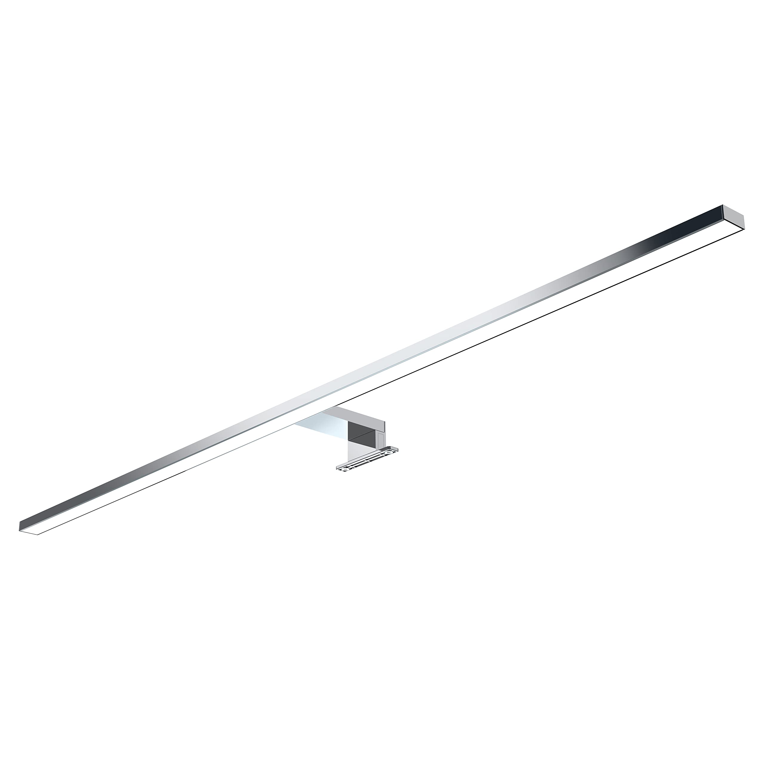 LED Badleuchte 100cm verchromt neutralweiß 230V