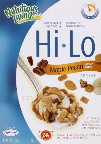 Hi-Lo Maple Pecan Cereal (Pack of 6)