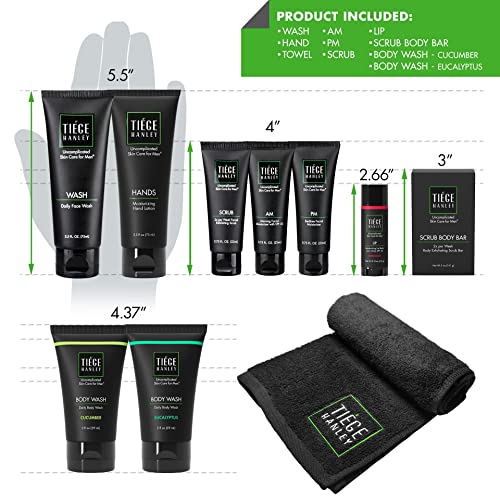 Tiege Hanley Men's Skin Care Mega Gift Box | 10 products | 5 Facial Care | 2 Body Wash | 1 Bar Soap, Hand Lotion, and a… - Image 4