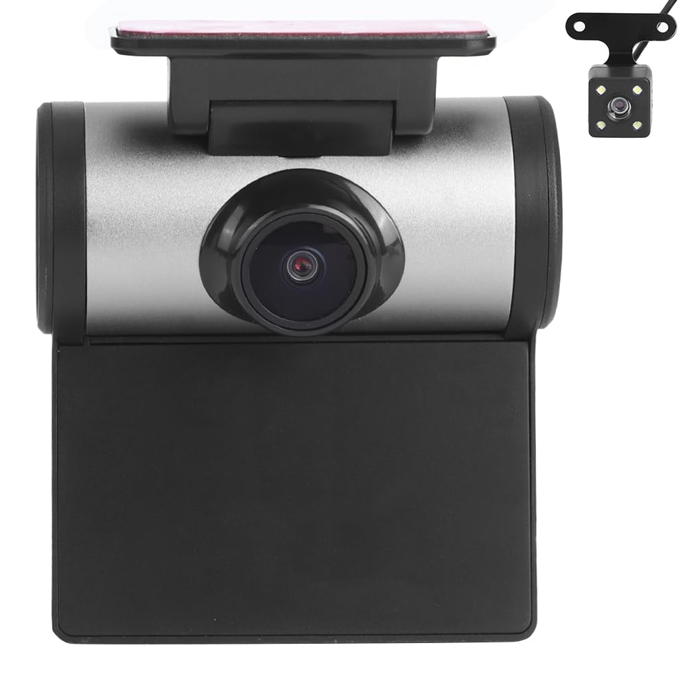 Dash Cam Anytek H1 IPS da 2,0", anteriore e posteriore, doppia | Display IPS con doppia registrazione anteriore e posteriore per la guida quotidiana
