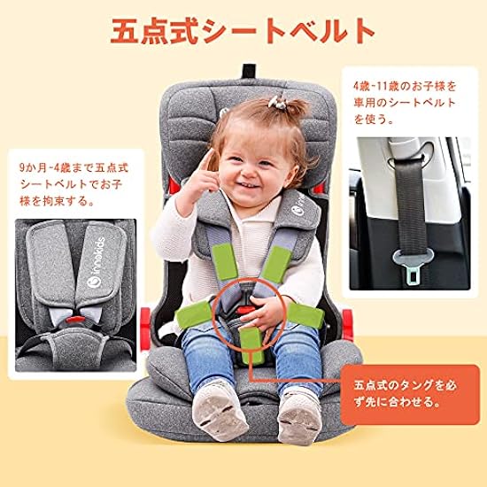 innokids チャイルドシート グレー innokids チャイルドシート