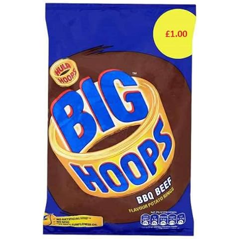 Hula Hoops Big Hoops BBQ Beef Crisps Case Cover