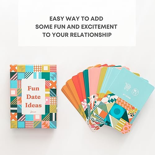 Fun Date Ideas - 50+ Cards With Fun Date Night Activities - Date Night Cards Game L Perfect Couples Gifts: For Him, Her, Girlfriend, Boyfriend, Newlywed, Wife Or Husband - Anniversary, Wedding Gift #TOP6