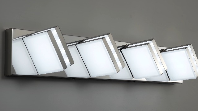 Image of IZORRO LED Modern Bathroom Lights Fixtures(3-Light,Dimmable,360Rotate),Brushed Glod Acrylic Wall Lighting,Vanity Lights for Bathroom Over Mirror - 6000k 16In (No Assembly Required)