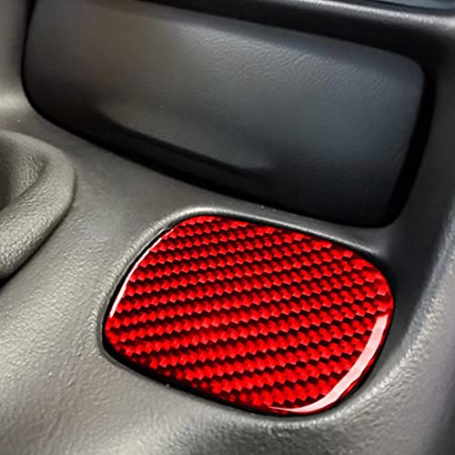 Accesorio Interior de Auto en Fibra de Carbono Rojo miniatura 4