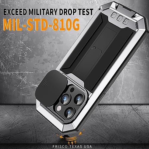 Coque de protection robuste pour iPhone 15 Pro Max durable avec protection écran rigide - 5