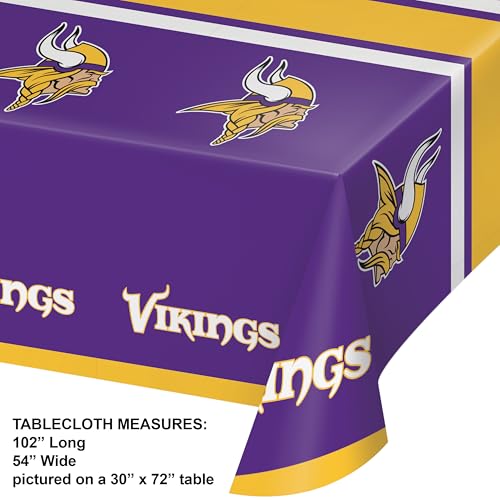 Nappe Minnesota Vikings lot de 3 en plastique résistant et imperméable