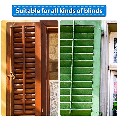 Patelai 80 Pieces Shutter Louvers Staples Plantation Shutters Tilt Rod Silver Shutter Repair Staples Replace Missing Staples For Windows Tools Supplies #TOP5