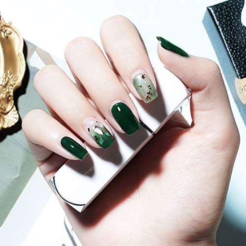 Venalisa 15Ml Gel Nail Polish, Emerald Green Color Soak Off Uv Led Nail Gel Polish Nail Art Starter Manicure Salon Diy At Home, 0.53 Oz #TOP1