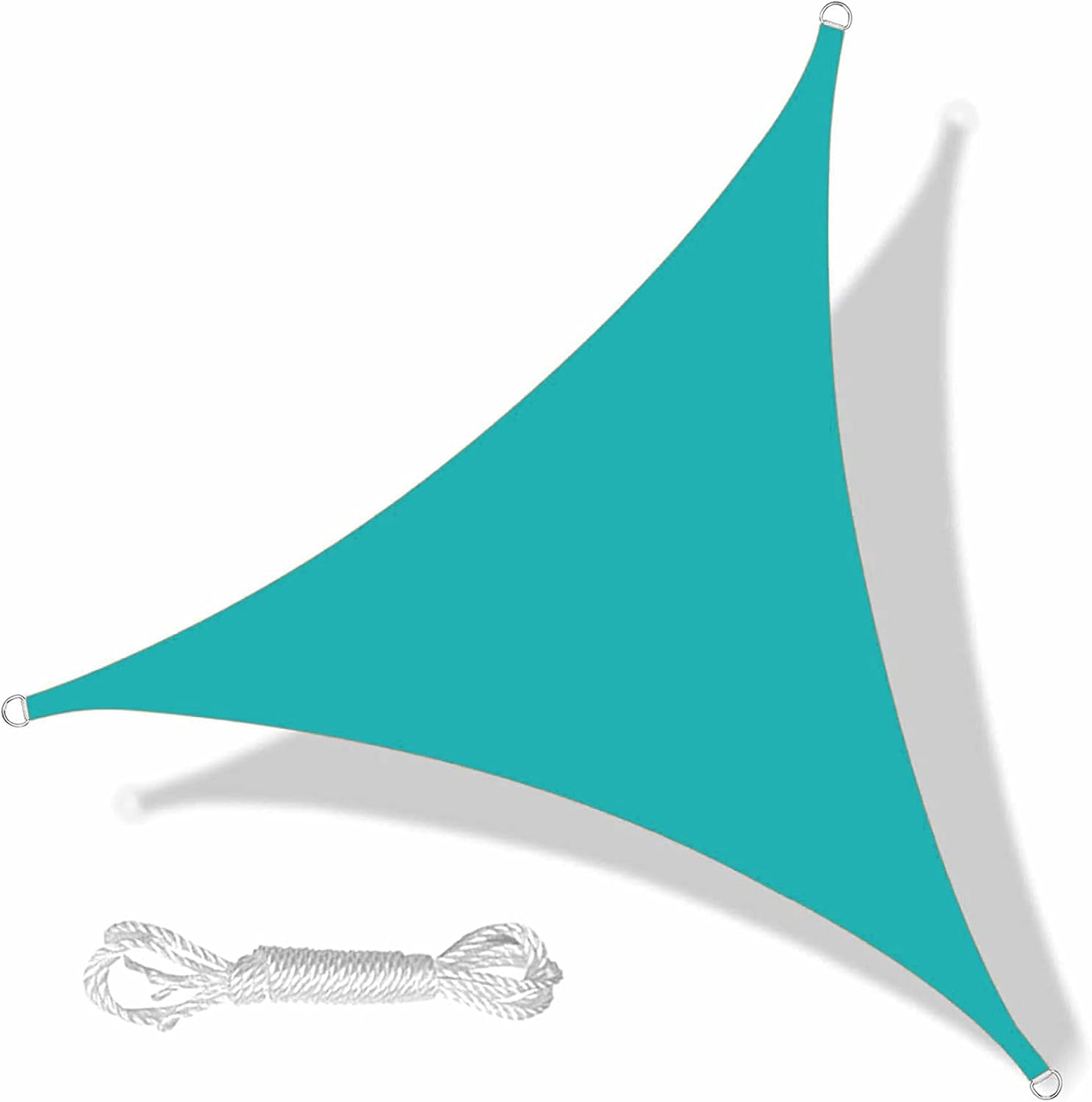 12x12x12 ft Sun Shade Waterproof, Sun Shade Sail Triangle, Garden Sun Shade Sail, Sun Shade Sail Canopy Outdoor, for Outdoor Patio and Garden, Yard Activities