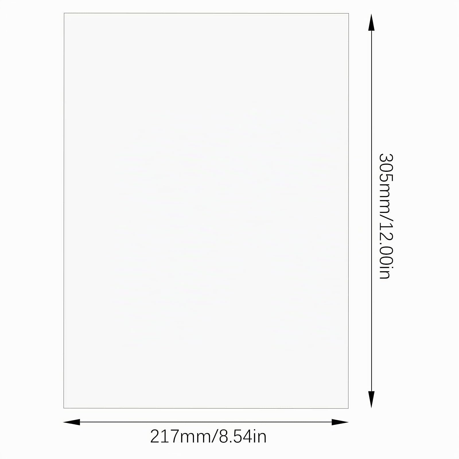 10 fogli in Mylar A4 trasparenti per stencil, fogli di plastica vergini per la creazione di stencil personalizzati, fai da te artistico, con stampante per stencil
