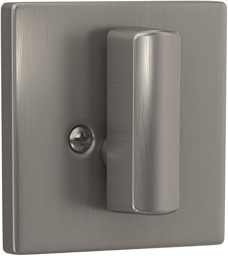 Miniatura 7 de Cerradura de seguridad Lock Scout con borde cuadrado, llave de 1 lado, acabado de níquel satinado