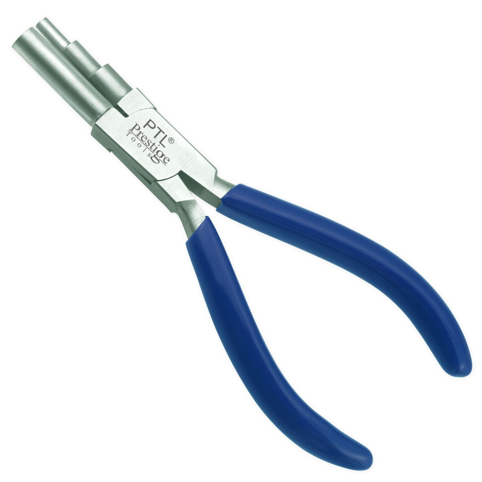 Ptl Silver, Pliers Wrap And Tap Looping Forming Three Stage Pliers Round Nose Multiple Sizes Forts Hobby Crafts Jewelry Making Tools (4 * 6 * 8Mm)