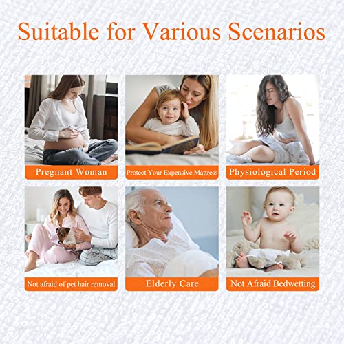 100% Waterproof Mattress Protector Full Size,Cozary Luxury Tencel Top Softer Than Terry Cotton Naturally Cooling Breathable,Fitted Sheet, Deep Pocket Design Fits All Mattresses #TOP5