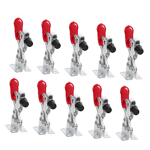 jojofuny 10pezzi Clamp Toggle Orizzontale Per Strumento Per Operazioni Falegnameria Saldatura e Assemblaggio