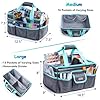 APOFFICE Art Supply Organizer Tote Bag – Craft Caddy with Handle, Utility Storage Tote with Multiple Pockets & Adjustable Divider for Sewing, Scrapbooking, School, Office, Medical Supplies #3