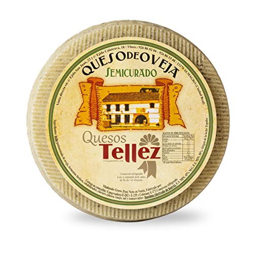 Queso Semicurado Oveja 3,2 Kg Aprox - Cuarterón, Envasado al Vacío Cover