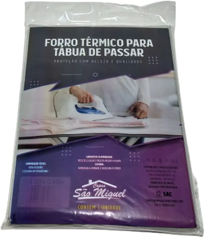 UNGROL Capa para tábua de passar Roupa com Espuma Tamanho: G