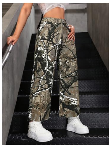 WDIRARA Women's High Waisted Wide Leg Denim Pants Raw Hem Jeans with Pockets3