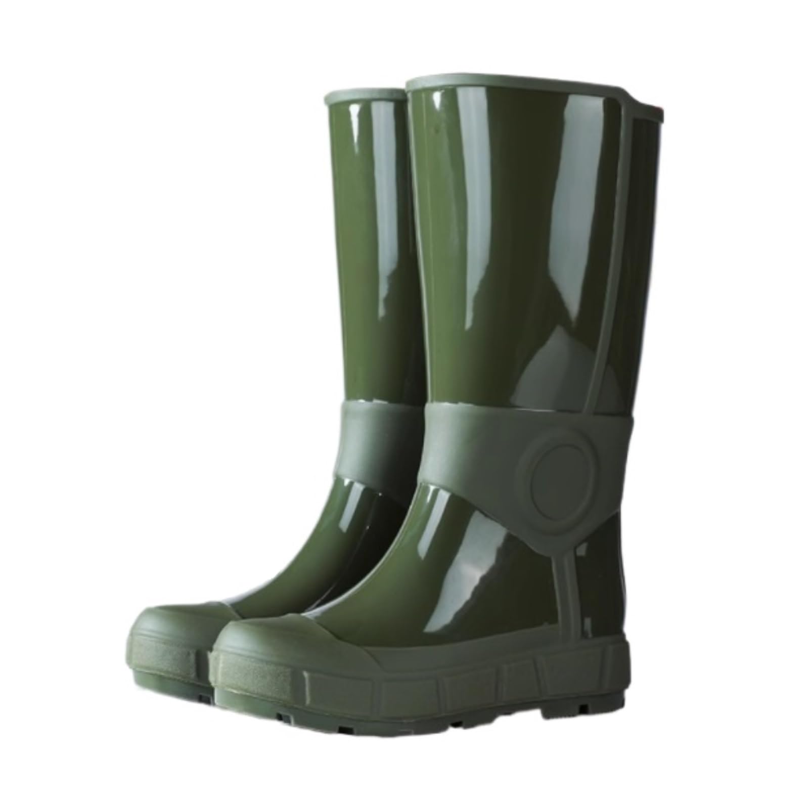 Kalosze Gumowe Buty Damskie Kalosze Outdoorowe, Wysokie Buty Do Wody, Antypoślizgowe, Wodoodporne, Gumowe Buty Kalosze Robocze