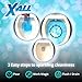 X-ALL Foaming Toilet Cleaner, Self-Activating Powder for Deep Cleaning, Fights Stains, Limescale and Mineral-Buildup