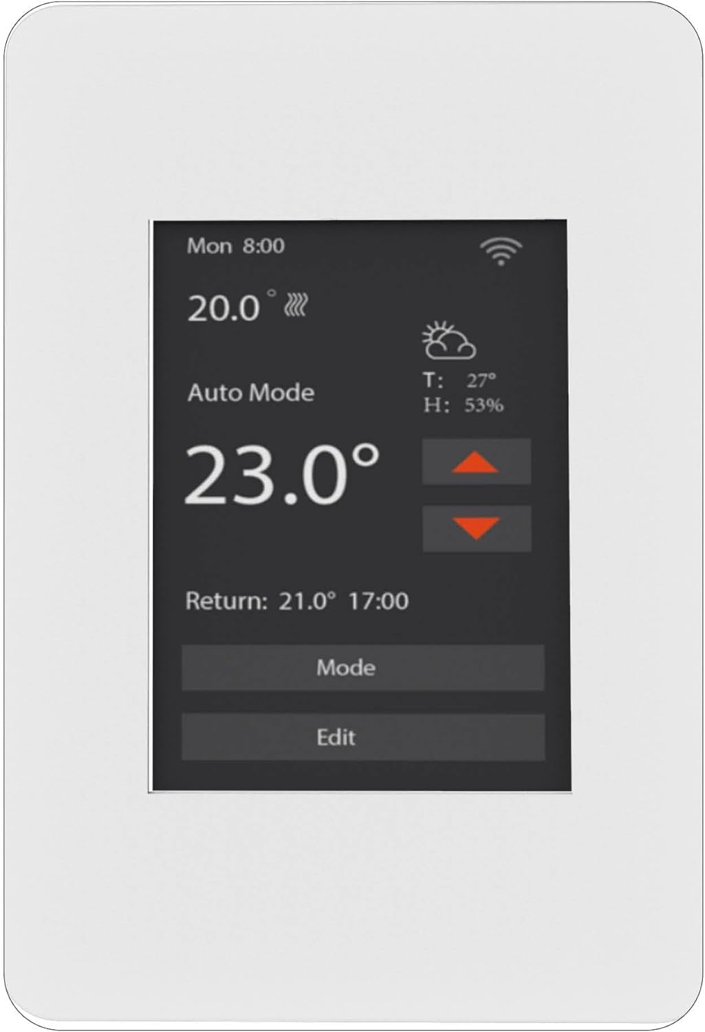 Honeywell Home 7-Day Programmable Thermostat With Digital Backlit Display RTH2510B - The Home Depot - View #4
