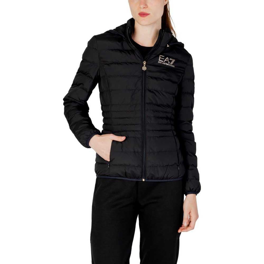 EA7 Emporio Armani Piumino Donna 100 gr Core Lady con Cappuccio Removibile 8NTB23TNF8Z 8054804703263 - M Nero M