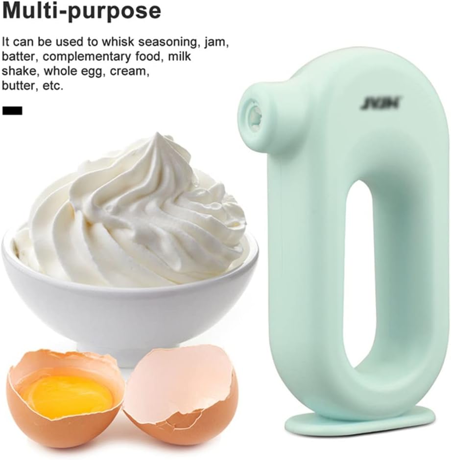 Electric Handheld Eggbeater Whisk Egg Machine Mini Cake Baking Tool Automatic Food Mixer (Color : A Size : As the picture shows)