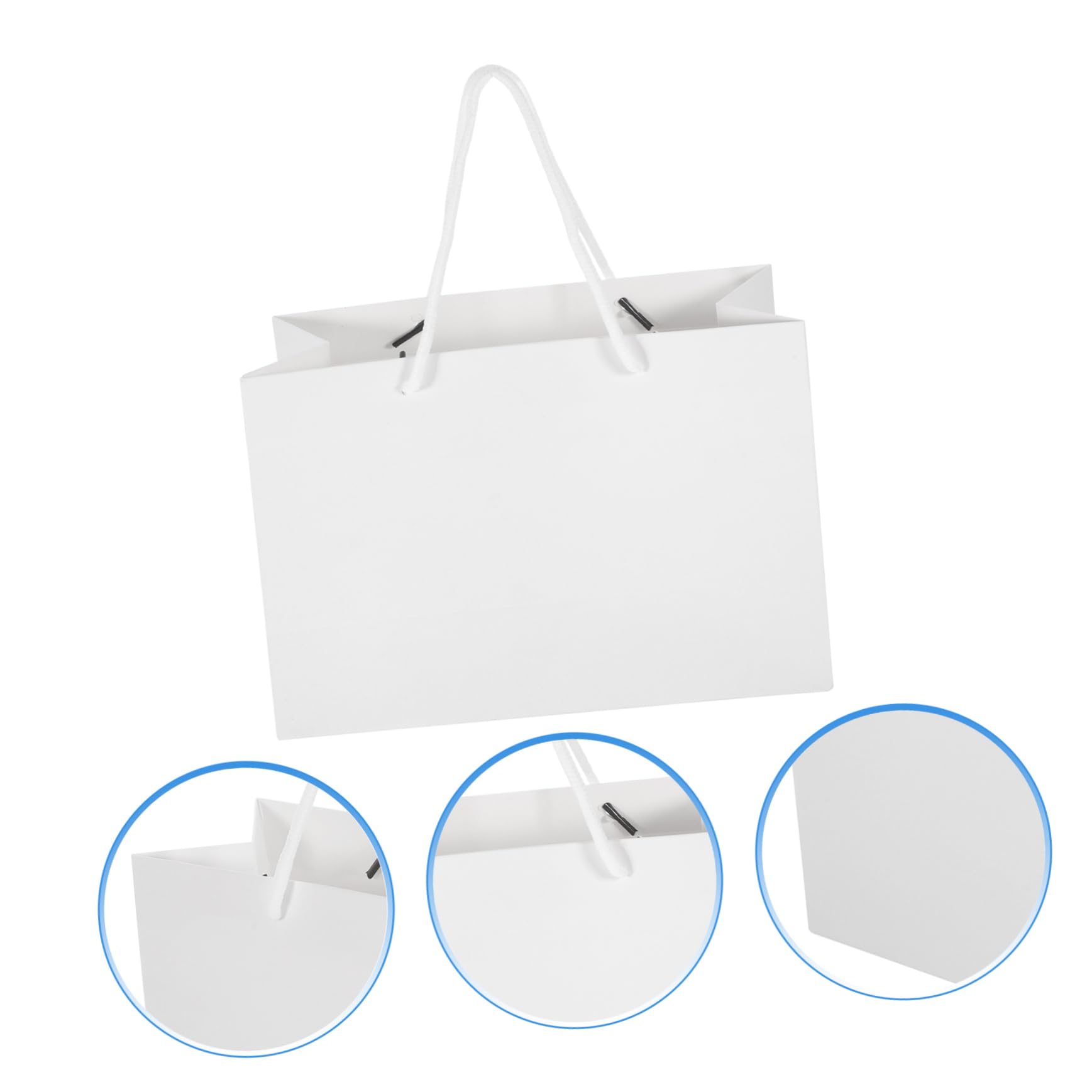 MAGICLULU Bolsas Obsequios 20 de Papel y Algodón Reutilizables de Obsequio y Ligeras para Dulces y Chocolates en Bodas y Eventos