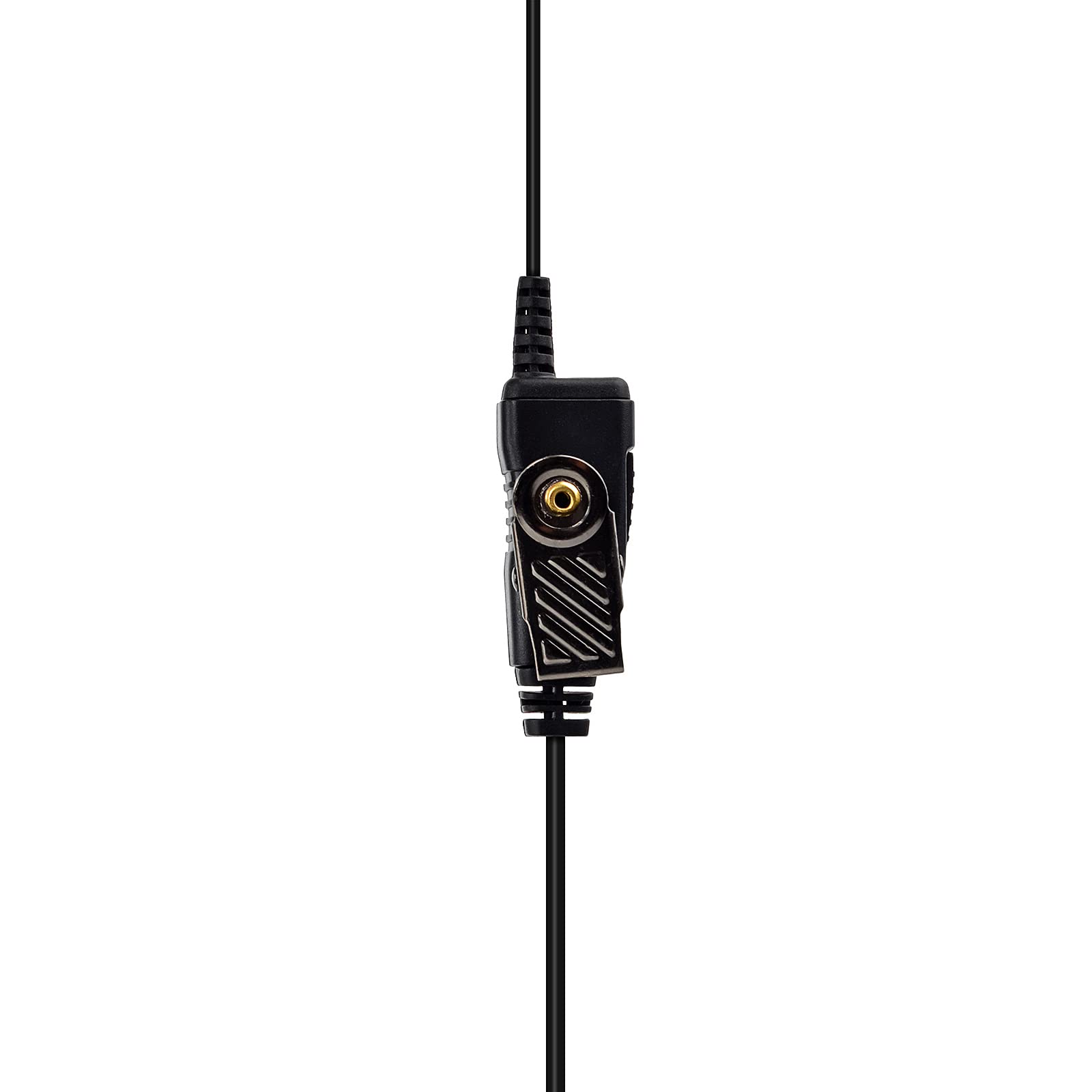 UAYESOK Dwukierunkowy radiowy zestaw słuchawkowy do monitoringu, ukryte słuchawki bezpieczeństwa, 2-pinowe z mikrofonem PTT, kompatybilne z Baofeng UV-5R 888S Kenwood TK-3401 TK-3501 Retevis Walkie