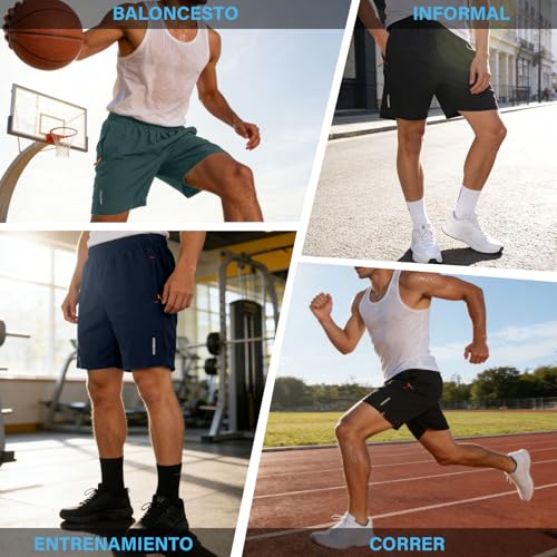 La Mejor Recopilación de Short deportivo hombre Top 5. 26 Imagen adicional