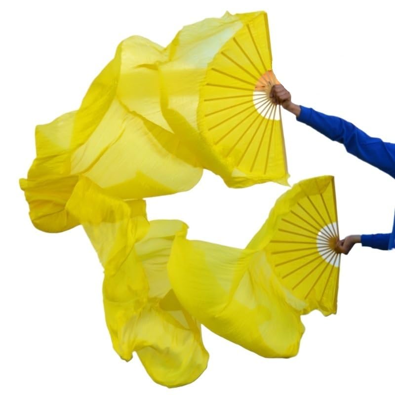 Abanico Seda Danza 180x90CM 1 Unidad 10 Colores