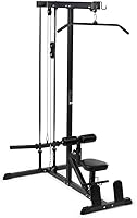 Vista 1 de Titan Fitness Plate-Loaded LAT Tower, Rated 400 LB, Specialty Upper Body Machine, LAT Pulldown and Low Row Cable Machine for Home Gym, Shoulder and