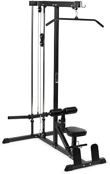Titan Fitness Plate-Loaded LAT Tower, Rated 400 LB, Specialty Upper Body Machine, LAT Pulldown and Low Row Cable Machine for Home Gym, Shoulder and Back Workout Equipment