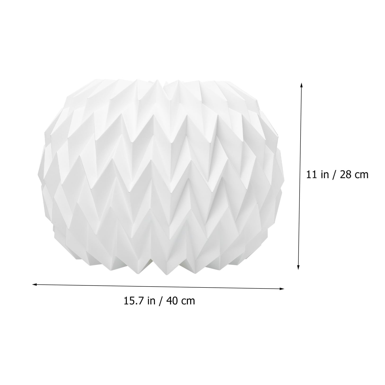 Lampada Sospensione Paralume in Origami Pieghevole Paralume Sospeso Moderno per Bar Sala da Pranzo e Soggiorno Design Nordico Creativo e Resistente