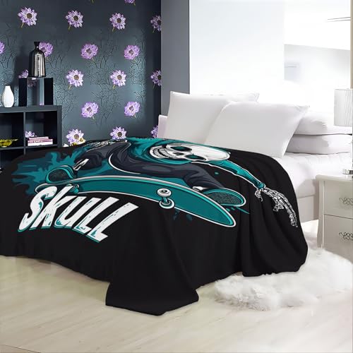 Couverture de lit chaude et moelleuse en microfibre pour l'hiver
