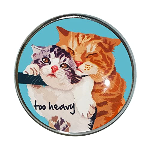 le Bonbon(ル ボンボン) 猫 ピンバッジ 重いな BL ピンバッチ 猫 ブローチ 猫ピン