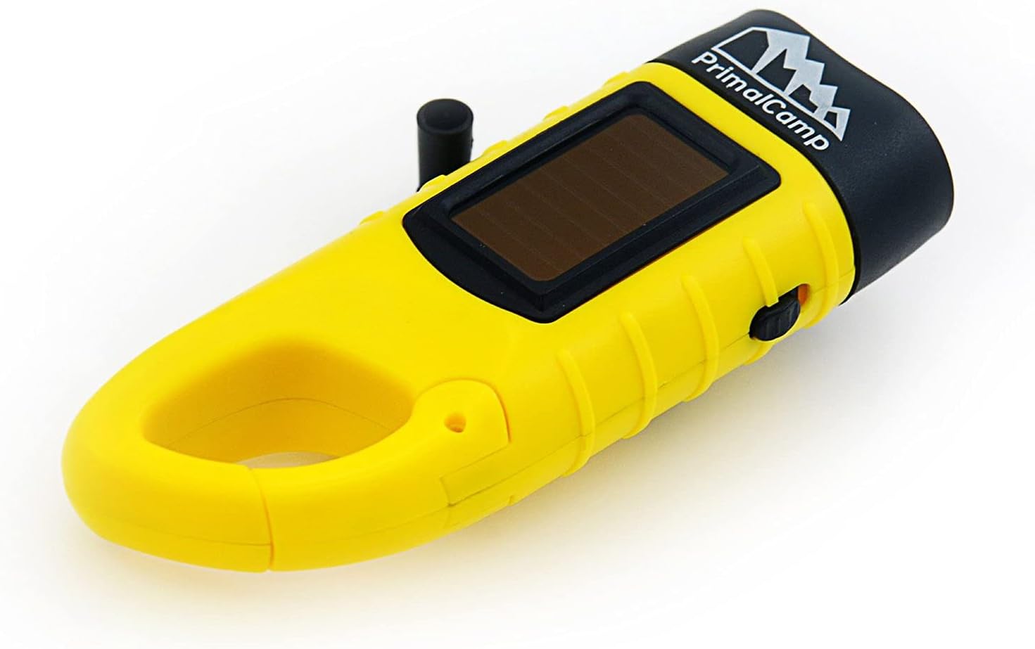 Hand Crank Solar Powered Rechargeable LED Flashlight: Survival Gear Self Powered Charging Torch & Dynamo - Best for Fishing Boating Hiking Backpack Camping Safety Weather Emergency Pack