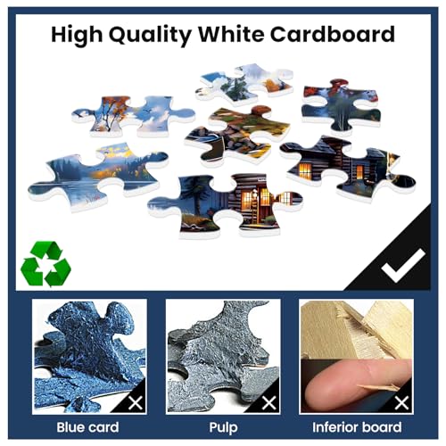 image for WSCXSC Puzzles for Adults 500 Pieces Coutryside Jigsaw Puzzle for Adul