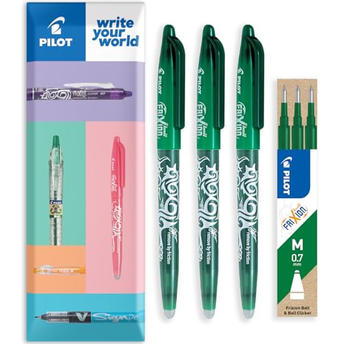 Stylos roller effaçables Pilot Frixion FR7 pour organiser vos cours et annoter vos agendas