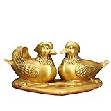 Ornement de canard mandarin – Ce canard mandarin est une célébration de l'amour et de la dévotion, un artisanat de canard mandarin pour commémorer des occasions spéciales telles que les mariages et les anniversaires.