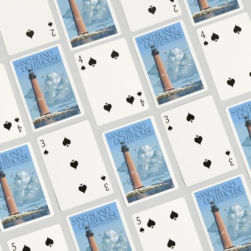 Baraja Póker Sand Island Lighthouse 52 cartas miniatura 4