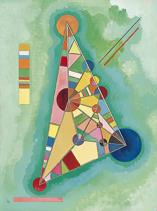 Tableau coloré Kandinsky pour décoration de chambre moderne et salon